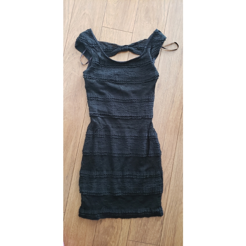 Material girl for Macy's lace dress